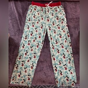 Little Sleepies Mickey Winter Wonderland L mens pajama pants